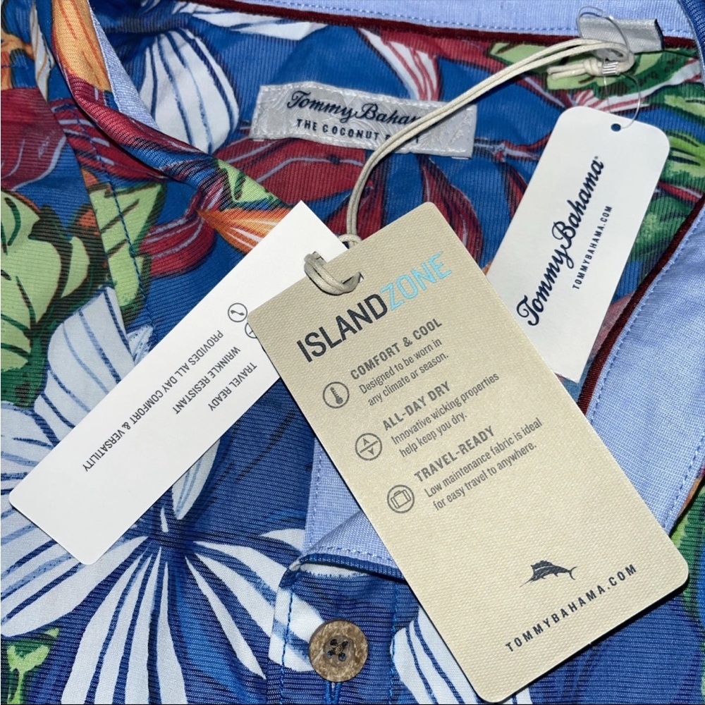 Tommy Bahama IslandZone Coconut Point Luau Camp Hawaiian Floral Shirt‎ XL - Picture 12 of 16